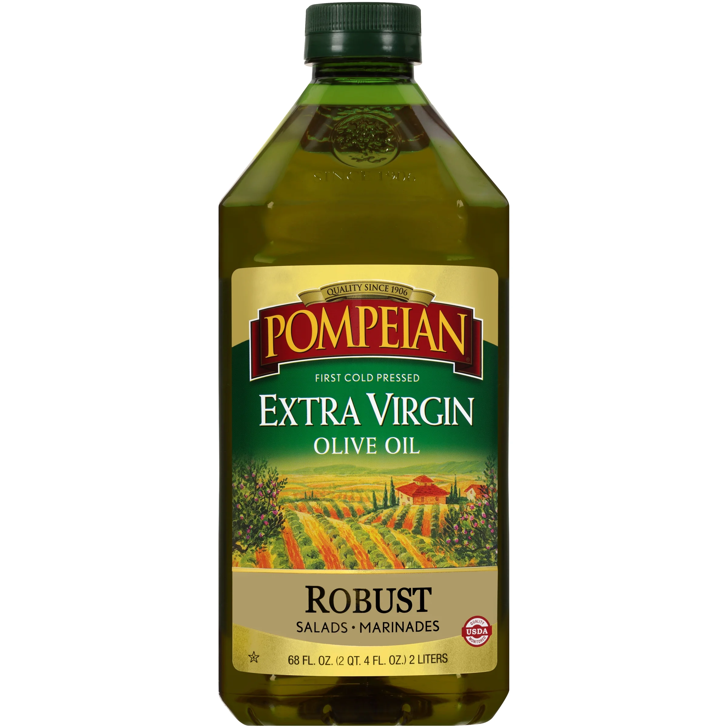 Pompeian Robust Extra Virgin Olive Oil - 68 fl oz - Walmart.com ...