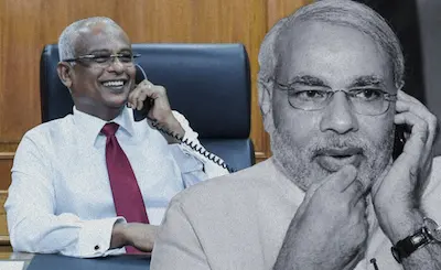 އިންޑިއާގެ ބޮޑުވަޒީރު ރައީސް ސޯލިހަށް ފޯނުން ގުޅުއްވައިފި
