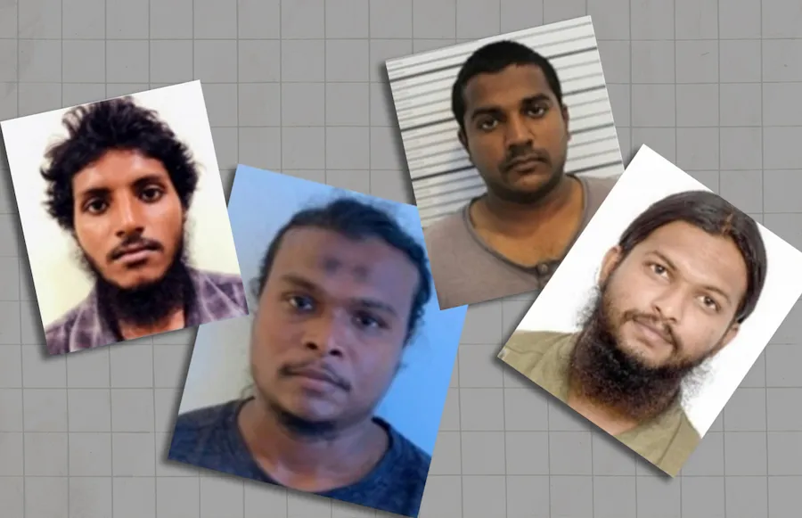 ބޮމުގެ ހަމަލައިގެ ތުހުމަތު ކުރެވޭ ހަތަރު މީހަކަށް ދައުވާ ކުރަން ފޮނުވައިފި