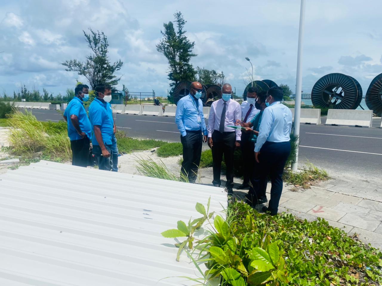 ހުޅުމާލޭގައި ޕާކިންގ ބިލްޑިން އެއް ހަދަނީ