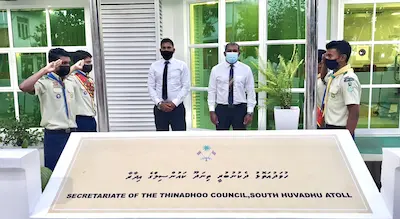 އާބާދީ 55 ފާހަގަ ކުރުމުގެ ގޮތުން ތިނަދޫ ކައުންސިލުގެ ދިދަ ނެގުމުގެ ރަސްމިއްޔާތު ބާއްވައިފި