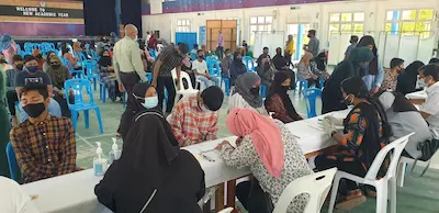 ނިސްބަތުން އެންމެ މަދު ބަޔަކު ވެކްސިން ޖެހި ރަށަކަށް ގދ.ތިނަދު!