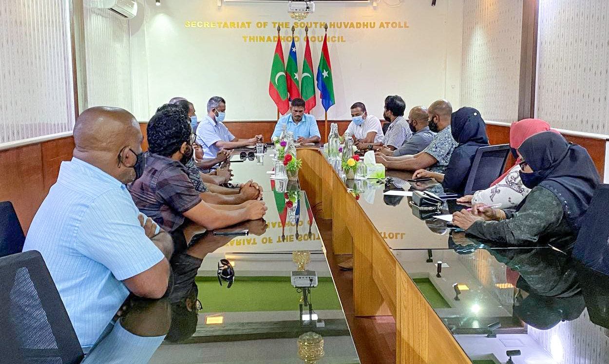 އާބާދީ55: ސިޓީ މޭޔަރުންނާއި ކައުންސިލް ތަކުގެ ރައީސުންނާއި ތިނަދޫ ކައުންސިލުން ބައްދަލުކުރައްވާއިފި