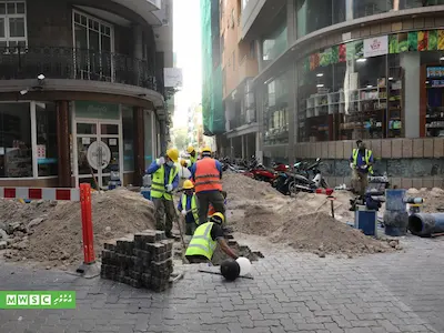 ފެންހޮޅިއެއް ފަޅައިގެން ގޮސް މާލޭގެ ބައެއް ސަރަހައްދުތަކުން ފެނުގެ ހިދުމަތް  މެދު ކެނޑިއްޖެ