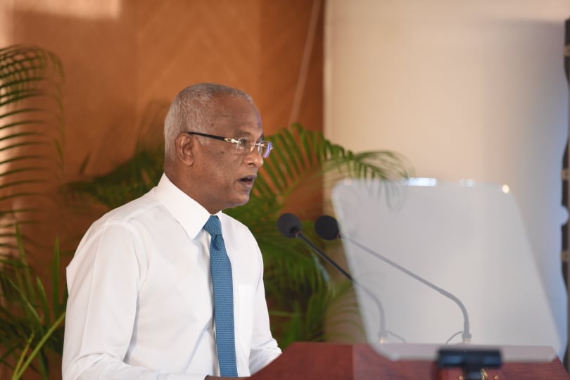 ފެނާއި ނަރުދަމާ ނިޒާމުގެ މަސައްކަތް ހަވާލުނުކުރެވޭ ރަށެއް ރާއްޖޭގައި މިހާރު ނޯންނާނެ: ރައީސް ސޯލިހު