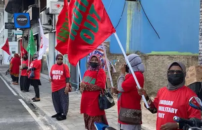 އިދިކޮޅުން ހިންގާ “އިންޑިޔާ އައުޓް” ކެމްޕެއިން މިއަދުގެ ހަރަކާތުގެ ތެރެއިން 7 މީހަކު ހައްޔަރުކޮށްފި