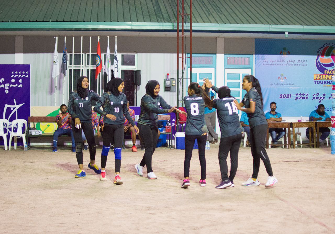 ގދ އަތޮޅު ކައުންސިލް ފޭސް ވޮލީބޯޅަ މުބާރާތް 2021: ފަރެސްމާތޮޑާ އަންހެން ޓީމުވެސް ފައިނަުގެ ދެވަނަ ޖާގަ ކަށަވަރުކޮށްފި