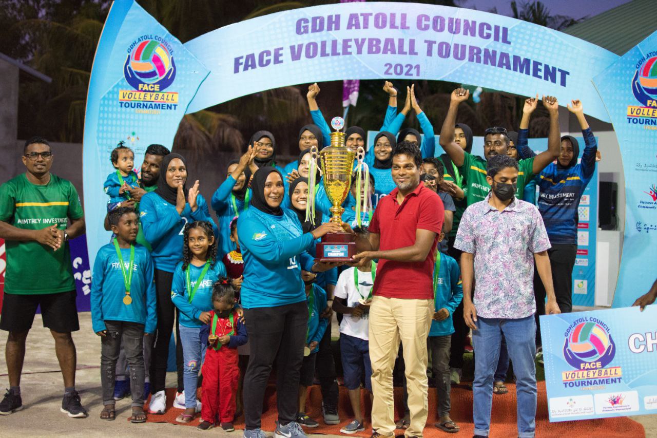 ގދ އަތޮޅު ކައުންސިލް ފޭސް ވޮލީބޯޅަ މުބާރާތް 2021: އަންހެންޑިވިޝަންގެ ޗެމްޕިއަނަކަށް ފިޔޯރީ