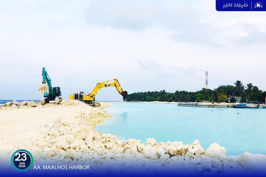 މާޅޮހު ބަނދަރުގެ ހާބަރ ބޭސިން ފުންކުރުމުގެ މަސައްކަތް ނިމިއްޖެ