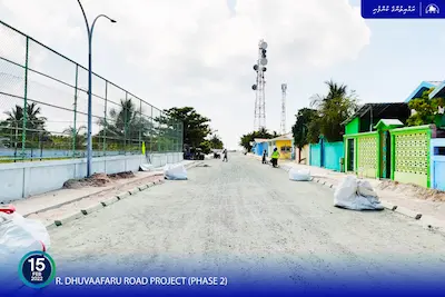 ދުވާފަރު މަގުހެދުމުގެ މަސައްކަތް ހަލުވިކަމާއެކު ކުރިއަށް
