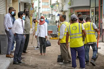 އާރްޑީސީއިން ހުވަދު އަތޮޅުގެ 3 ރަށެއްގައި މަގު ހެދުމުގެ މަސައްކަތްދަނީ ކުރަމުން