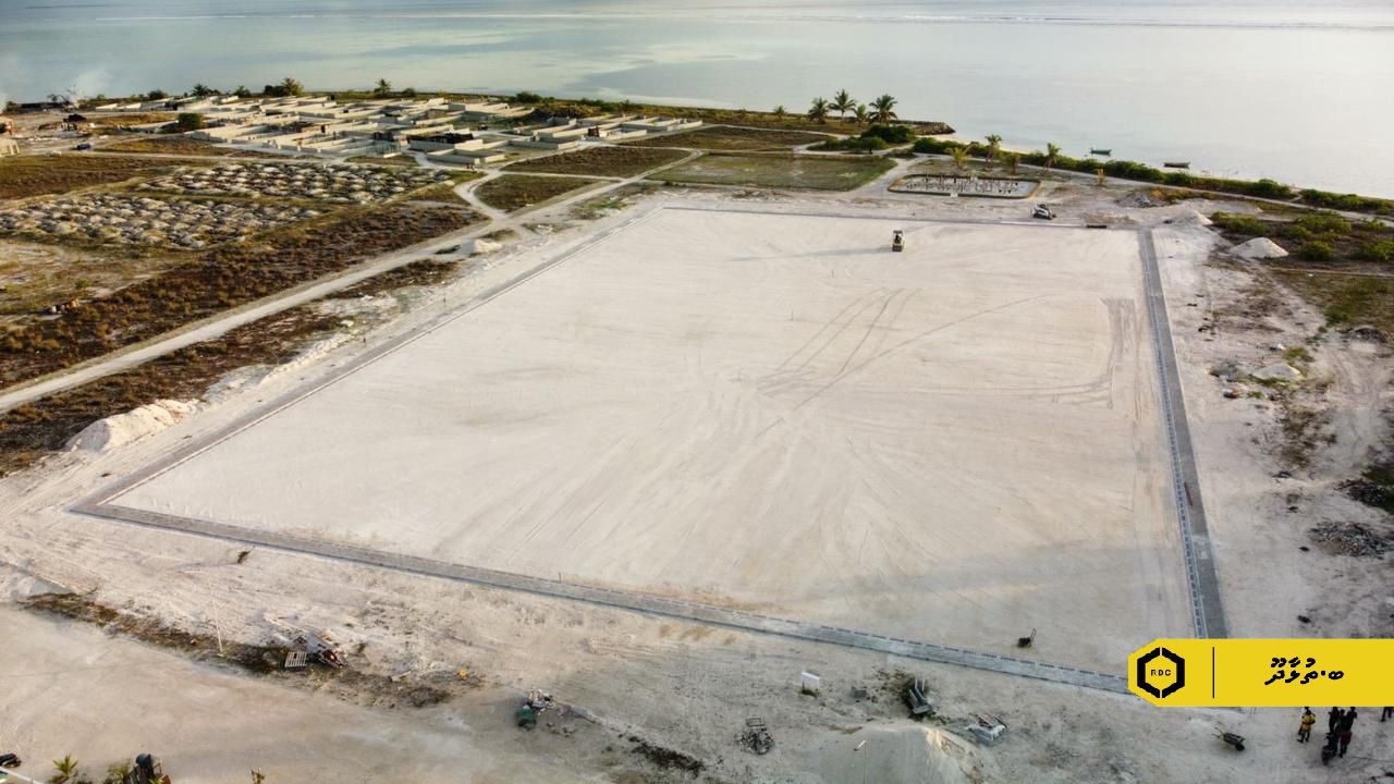 ތުޅާދޫ ފުޓުބޯޅަ ދަނޑުގެ ސަބްބޭސް އެޅުމުގެ މަސައްކަތް ނިމިއްޖެ