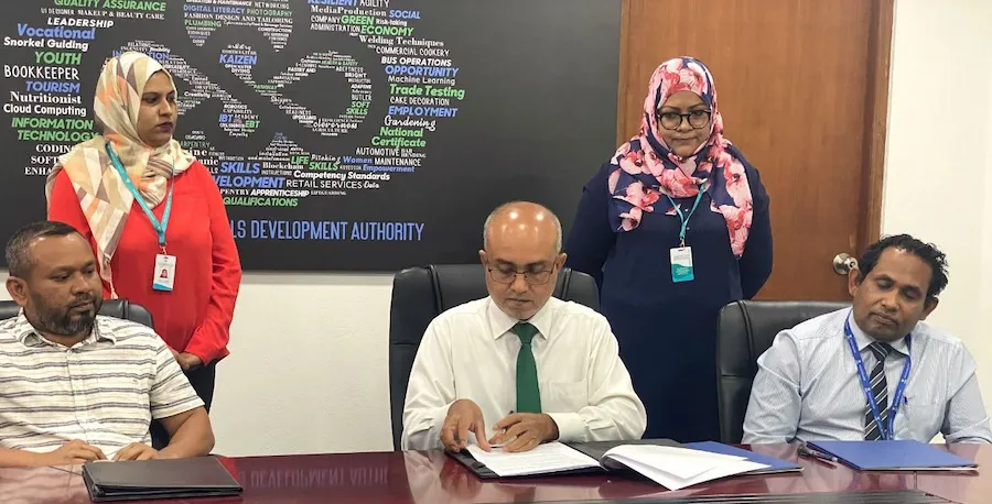 މޯލްޑިވްސް ނޭޝަނަލް ސްކިލްސް ޑިވެލޮޕްމަންޓް އޮތޯރިޓީން އިތުރު 02 ޓްރޭޑް ޓެސްޓް ސެންޓަރު ރަޖިސްޓްރީ ކުރަނީ