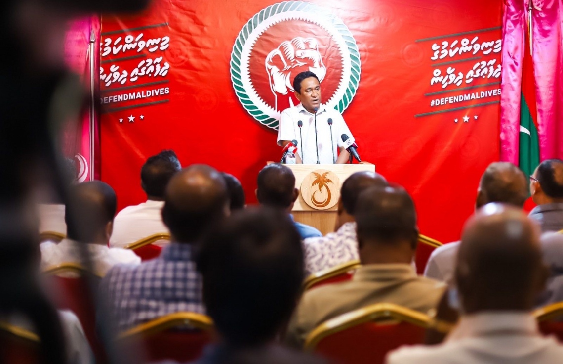 އެއްވެސް ގައުމެއްގެ އަސްކަރިއްޔާއަށް ރާއްޖެއިން އިންޗިއެއް ވެސް ދޫނުކުރައްވާނަން: ޔާމީން