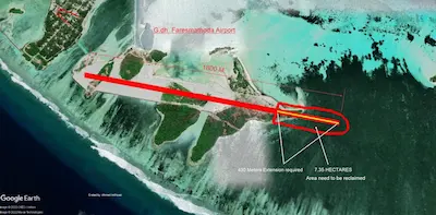 ފަރެސްމާތޮޑާ އެއަރޕޯޓްގެ ރަންވޭ ބޮޑުކުރުމަށް އެދި ސަރުކާރަށް ހުށަހަޅަނީ