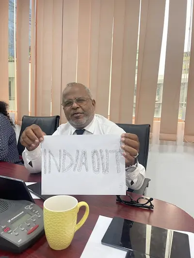 މާލޭ ސިޓީ ކައުންސިލްގެ އެމްޑީޕީ މެމްބަރަކު ”އިންޑިޔާ އައުޓް” އަށް ތާއީދުކޮށްފި