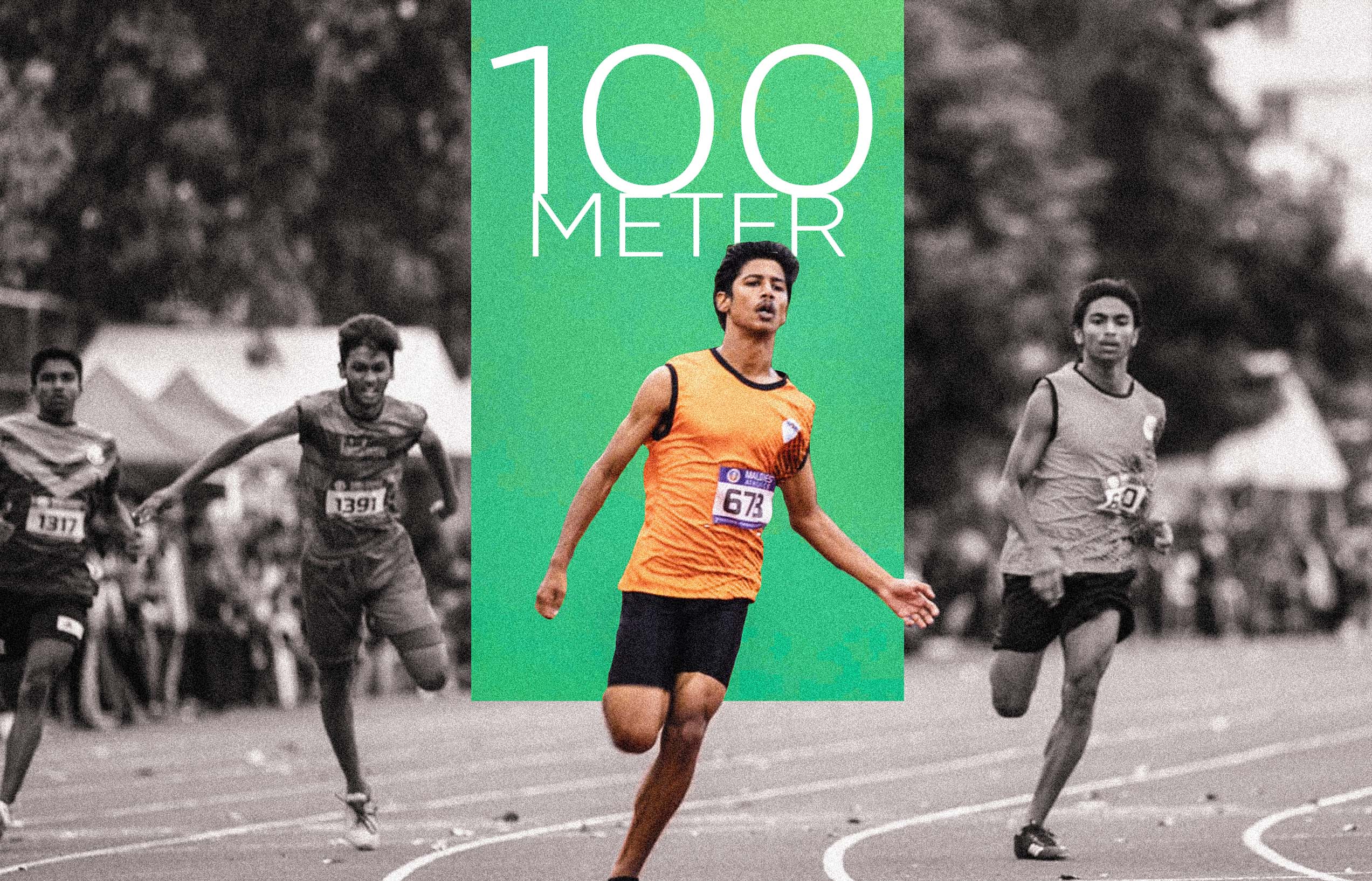 100 މީޓަރު ދުވުމުން ނާހިލް އިންޓަރސްކޫލްގެ ރެކޯޑް މުގުރާލައިފި