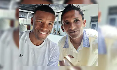 ޕީއެސްޖީގެ މިޑްފިލްޑަރ ވިޖްނަލްޑަމް ހުވަދު އަތޮޅުގައި