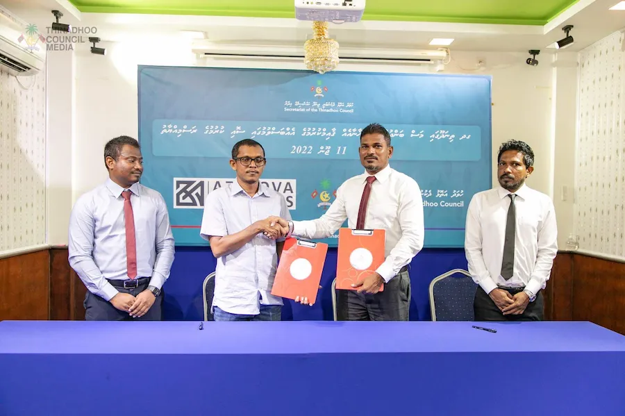 ތިނަދޫގައި މަސް ބަންދުކުރާ ކާރުޚާނާއެއް ޤާއިމު ކުރުމަށް އެއްބަސްވުމުގައި ސޮއިކޮށްފި