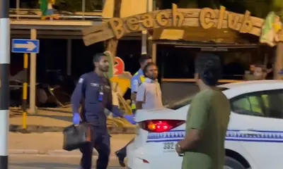 ކްލަބަކަށް ވަން މީހަކު ދަބަހުގައި ބޮމެއް އޮތް ކަމަށް ބުނުމުން އޭނާ ހައްޔަރުކޮށްފި