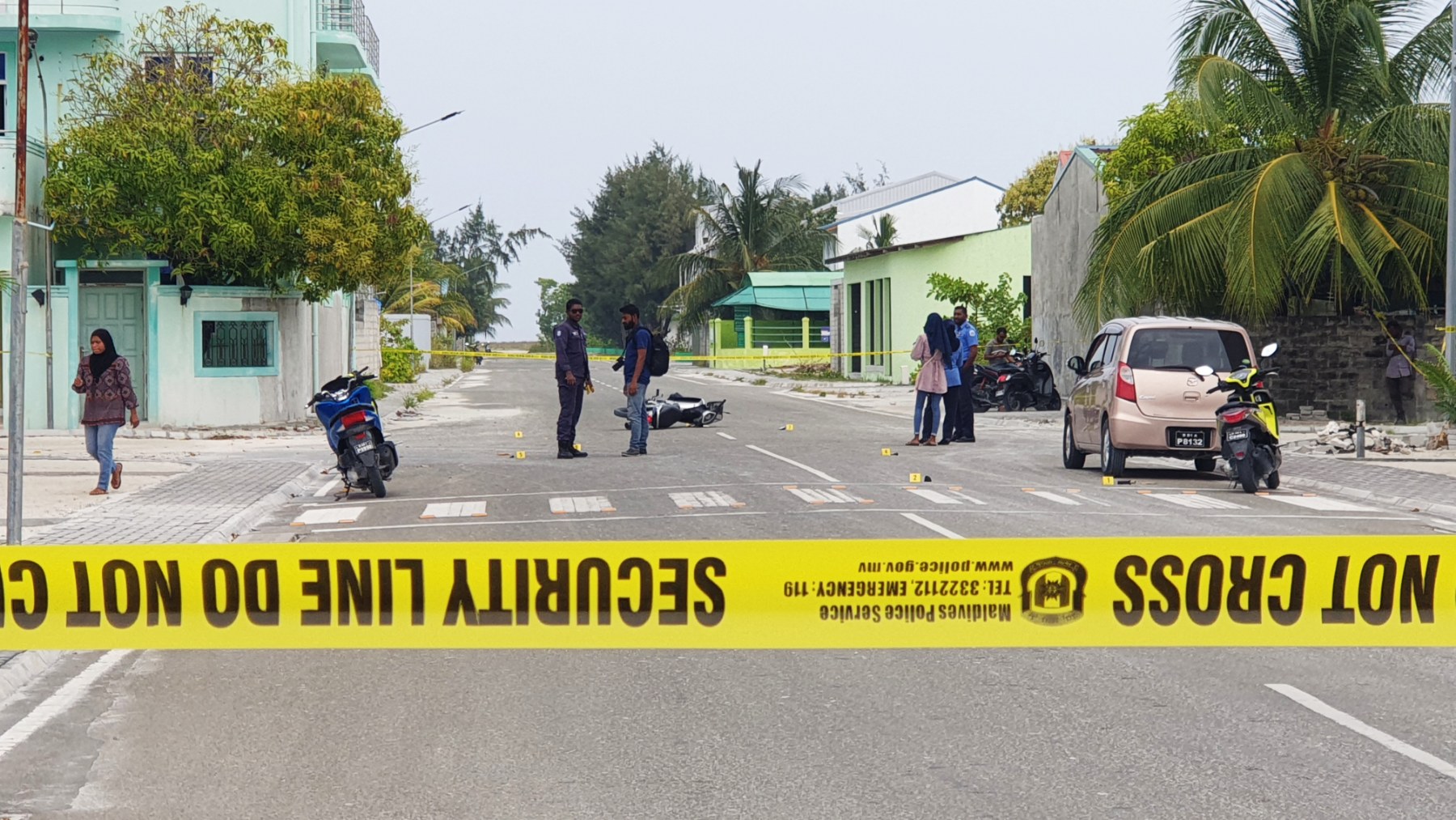 ތިނަދޫގައި 2 ސައިކަލު ޖެހި ނުރައްކާތެރި އެކްސިޑެންޓެއް ހިނގައިފި