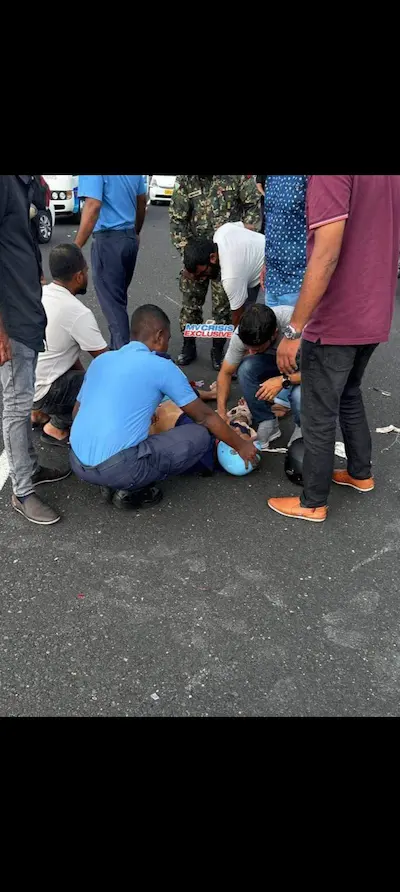 ހުޅުމާލޭ ބްރިޖް މަތިން ނުރައްކާތެރި އެކްސިޑެންޓެއް ހިނގައިފި