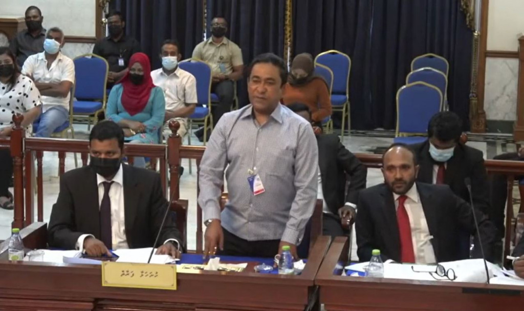 ފުއްގިރި މައްސަލަ: ރައީސް ޔާމީންގެ ޝަރީޢަތްތައް ފުލުފުލުގައި ތާވަލް ކޮށްފި
