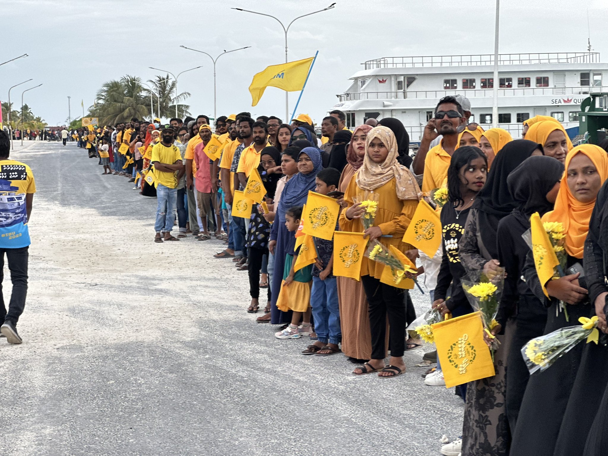 އަތޮޅުތެރެއިން މީހުން ގެނެސްގެން އަނެއްކާވެސް އެމްޑީޕީން ކުޅުދުއްފުށީގައި ތާއީދުއޮތްކަން ދައްކާލައިފި