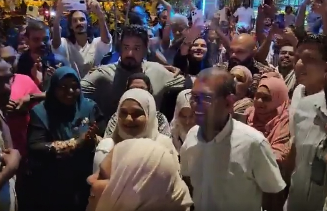 ޕީޕީއެމް ސަޕޯޓަރުން ރައީސް ނަޝީދަށް، އަދާކުރެއްވީ އިހުތިރާމާއި ލޯބި