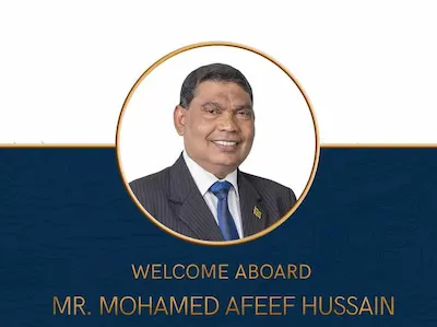 އެމްޓީސީސީގެ ޗެއާމާނަކަށް އަފީފް އައްޔަނުކޮށްފި