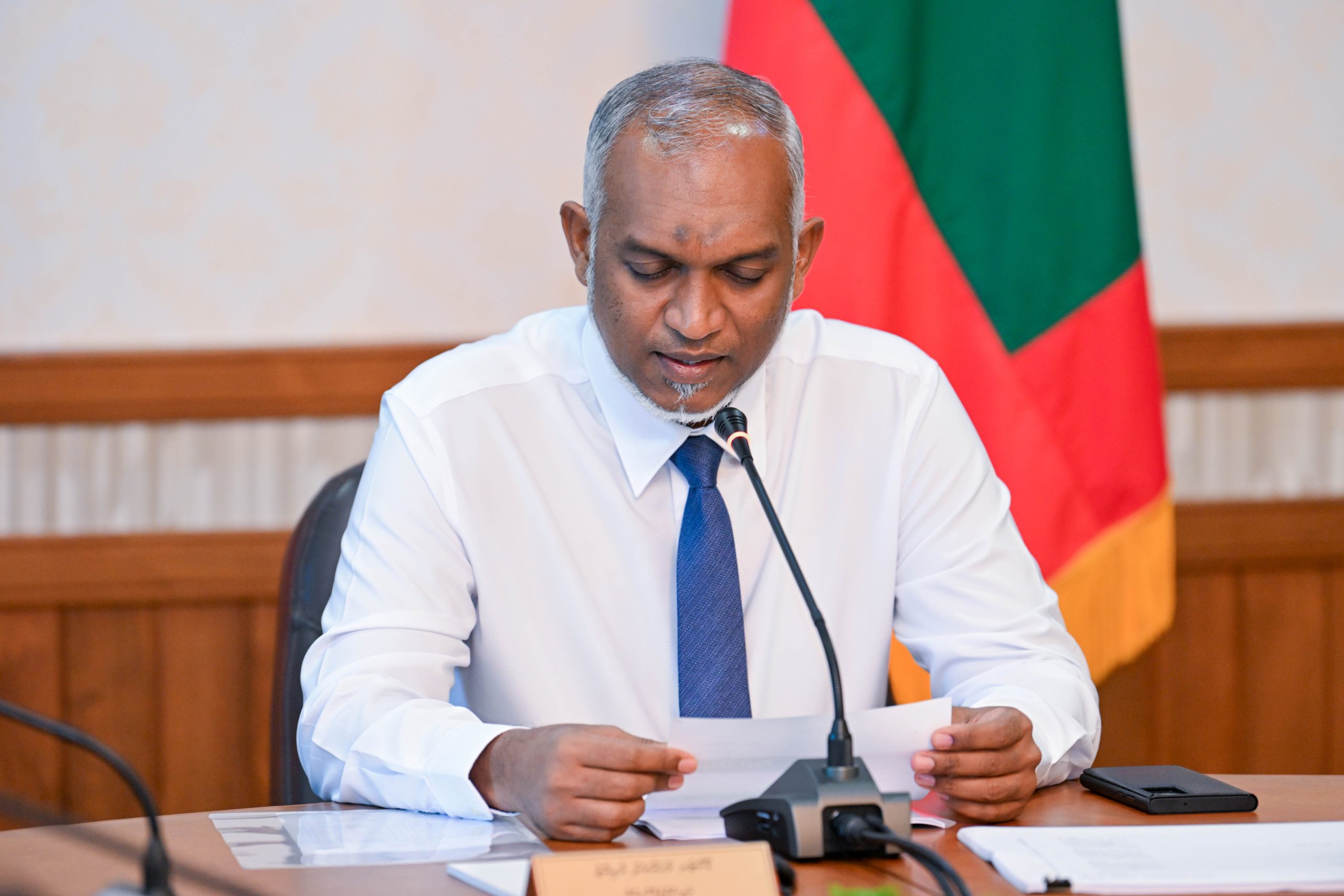 ތަރައްޤީގެ މަޝްރޫޢު ހިންގަނީ މޫސުމީ ބަދަލަށް ޚާއްސަ ފިޔަވަޅު އަޅައިގެން: ރައީސް މުޢިއްޒު
