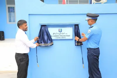 ކޮނޑޭގައި ޕޮލިސް ޕޯސްޓެއް ހުޅުވައި ހިދުމަތް ފަށައިފި