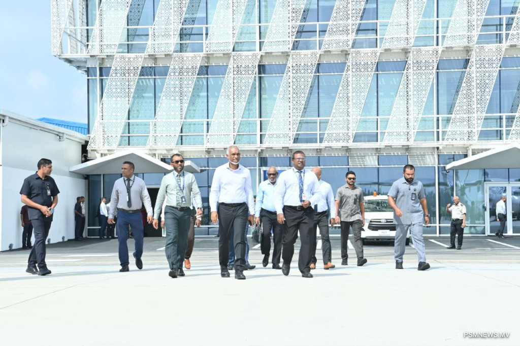 ރައީސުލްޖުމްހޫރިއްޔާ ދ، މ އަދި ވ އަތޮޅަށް ކުރައްވާ ދަތުރުފުޅުގައި ފުރާވަޑައިގެންފި