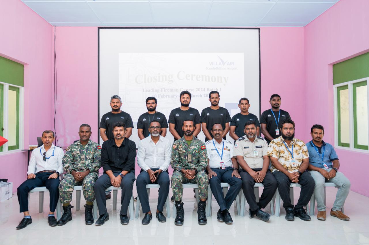 ކާޑެއްދޫގައި ހިންގި ލީޑިން ފަޔަރމަން ކޯހުގެ ފުރަތަމަ ބުރު ނިންމައި ބައިވެރިންނަށް ސެޓްފިކެޓް ދީފި