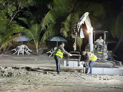 ސެންޓްރަލް ސަރަހައްދުގެ މަގުހެދުމުގެ ތެރެއިން: ހޮޅުދޫގައި ސްޓޯމްވޯޓަރ ނެޓްވޯކްގެ މަސައްކަތާއި ވެލިދޫގައި މަގުބައްތީގެ މަސައްކަތް ކުރިއަށް