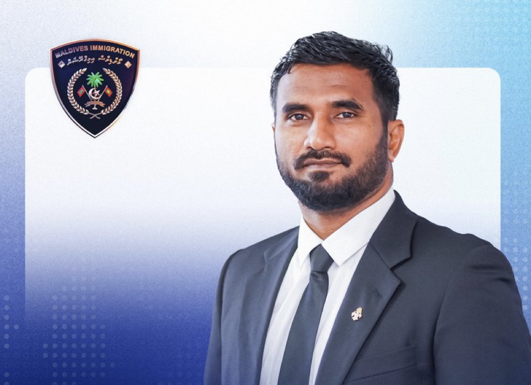 މޯލްޑިވްސް އިމިގްރޭޝަންގެ ޑެޕިއުޓީ ކޮންޓްރޯލާ އަކަށް އަހްމަދު އަޝްފާން ހަމަޖައްސައިފި
