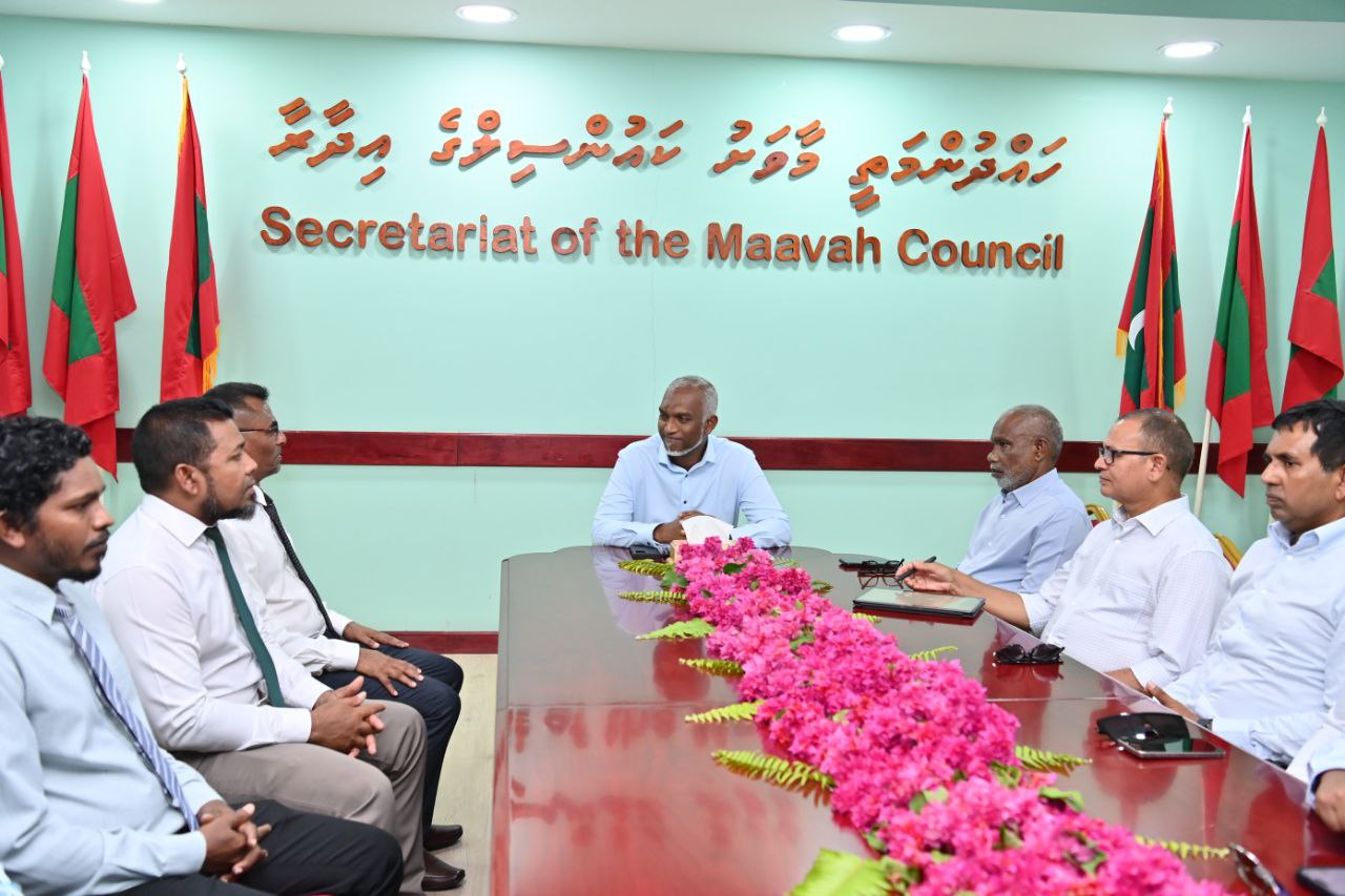 މާވަށު ކައުންސިލުން ފާހަގަކުރެއްވި ކަންކަން ކުރިޔަށްދާނެކަމުގެ ޔަޤީންކަން ރައީސް ދެއްވައިފި