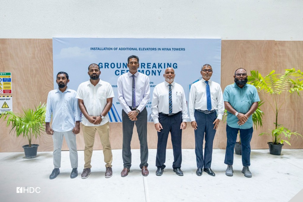 ހިޔާ ޓަވަރުތަކުގެ އިތުރު ލިފްޓް ހަރުކުރުމުގެ އަމަލީ މަސައްކަތް ފަށައިފި