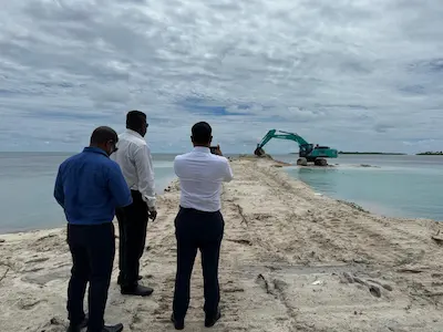 ކިނބިދޫ ބިން ހިއްކުމުގެ އަމަލީ މަސައްކަތް ފަށައިފި
