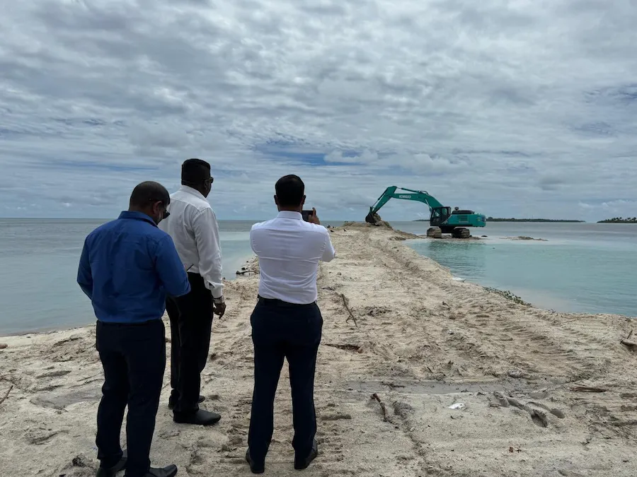 ކިނބިދޫ ބިން ހިއްކުމުގެ އަމަލީ މަސައްކަތް ފަށައިފި