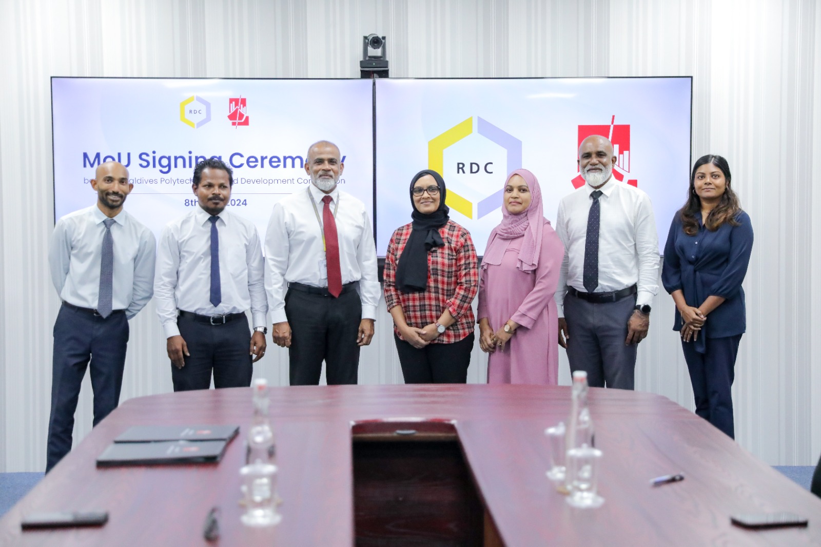 އާރުޑީސީއާއި މޯލްޑިވެސް ޕޮލިޓެކްނިކް، ގުޅިގެން މަސައްކަތް ކުރުމުގެ އެމްއޯޔޫ އެއްގައި ސޮއި ކޮށްފި