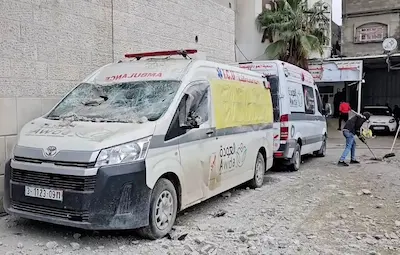 އިޒްރޭލު ސިފައިން ޖަބަލިޔާގެ އަލް އަވްދާ ހޮސްޕިޓަލް ވަށާލައިފި