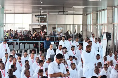 ހައްޖުވެރިންގެ ފުރަތަމަ ގްރޫޕުގައި 298 މީހުން ސައުދީއަށް، ފުރިހަމަ އިންތިޒާމުތަކެއް ހަމަޖައްސަން ރައީސް ވަނީ އިރުޝާދު ދެއްވާފައި