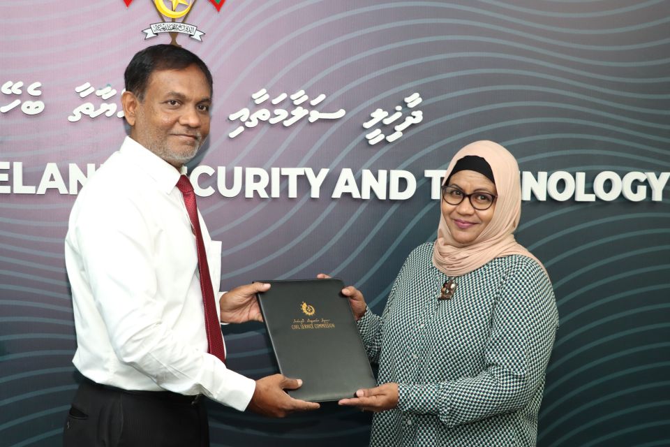 ހޯމް މިނިސްޓްރީގެ ޕާމަނަންޓް ސެކްރެޓަރީއަކަށް ހިންނާ ހާލިދު