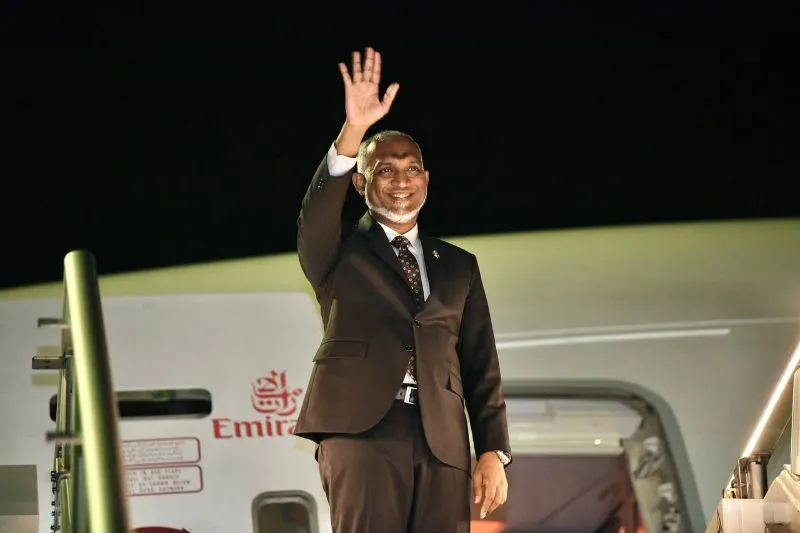 އިންޑިއާގެ ބޮޑުވަޒީރު މޯދީ ދެއްވި ދަޢުވަތަށް ރައީސް އިންޑިއާ އަށް ފުރާވަޑައިގެންނަވައިފި