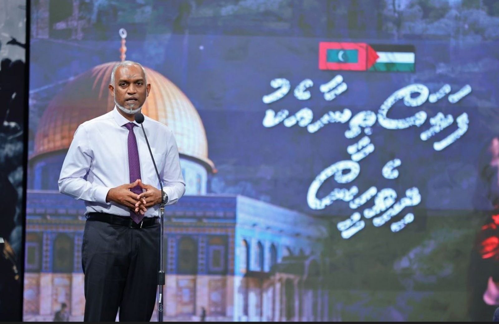ފަލަސްތީނުގެ މައްސަލަ އަކީ މުޅި އިސްލާމީ އުއްމަތަށް ދިމާވެފައިވާ އެންމެ ބޮޑު މައްސަލަ: ރައީސް ޑރ މުއިއްޒު