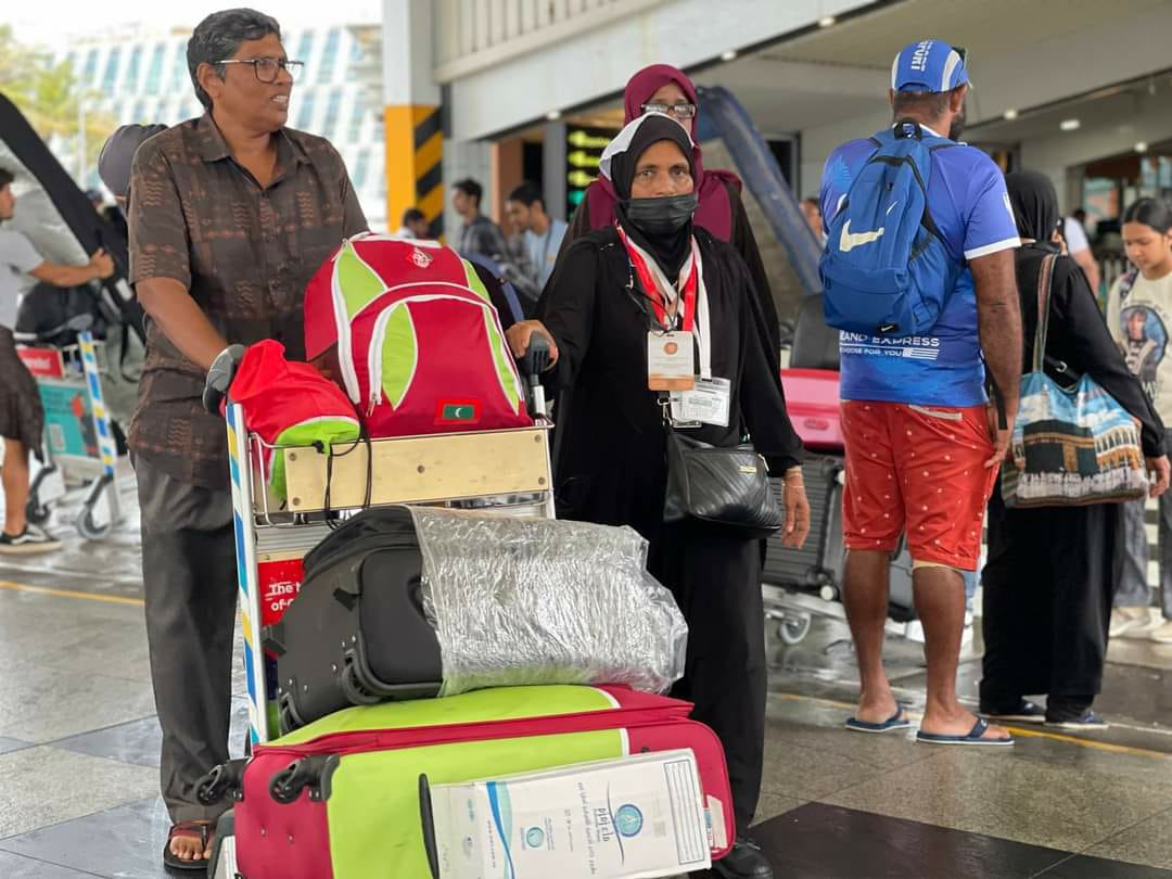 ހައްޖާޖީންގެ ފުރަތަމަ ގްރޫޕް ރާއްޖެ އައިސްފި