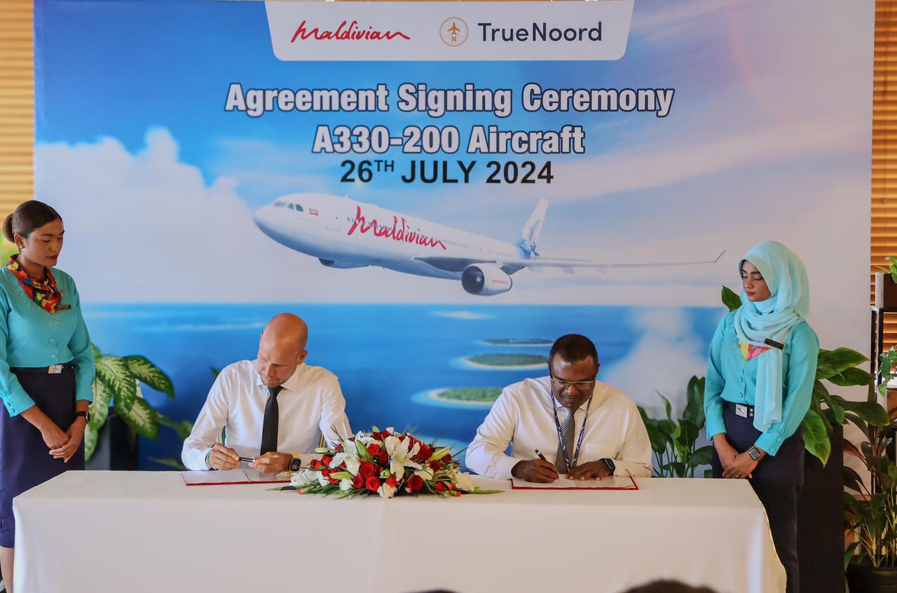 މޯލްޑިވިއަން އަށް އެއާބަސްއެއް ގެނައުމަށް ޓްރޫނޯޑްއާއެކު ސޮއިކޮށްފި