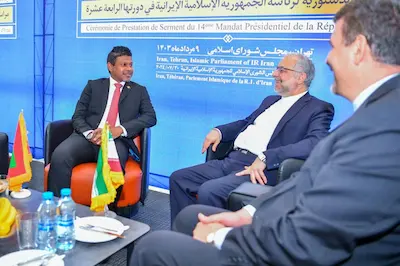 ނައިބުރައީސް ހުސައިން ލަތީފް އީރާނަށް ވަޑައިގެންފި