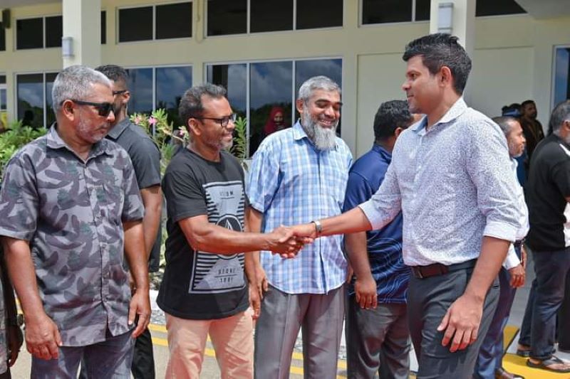 ނައިބު ރައީސް ހުސައިން މުހައްމަދު ލަތީފް ރަސްމީ ދަތުރުފުޅެއްގައި ފުވައްމުލައް ސިޓީއަށް ވަޑައިގެންފި